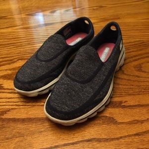 Navy/Grey Sketchers Go Walk Shoes
